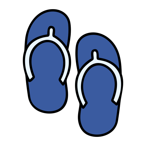 Sandal Generic Outline Color icon