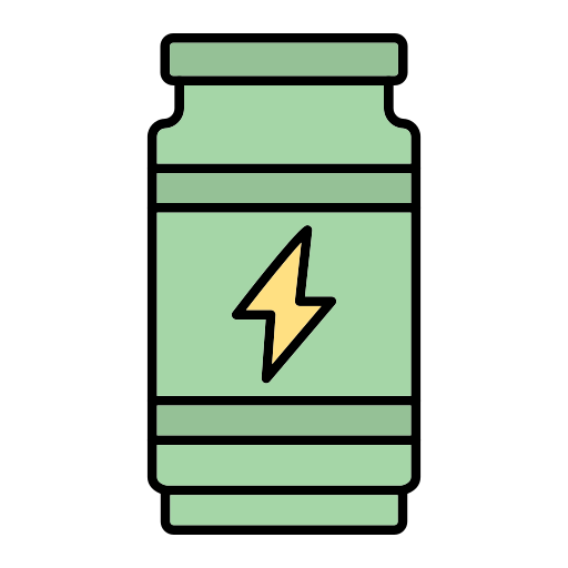 Energy Drink Generic Outline Color Icon