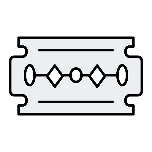 Razor blade Generic Outline Color icon