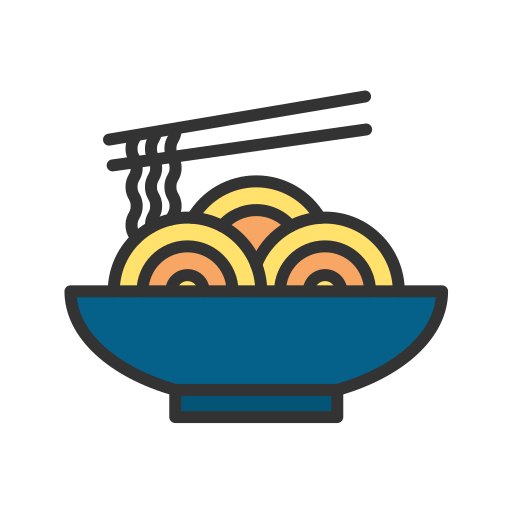 Noodles Generic Outline Color icon