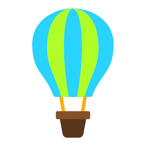 Hot air balloon Generic Flat icon