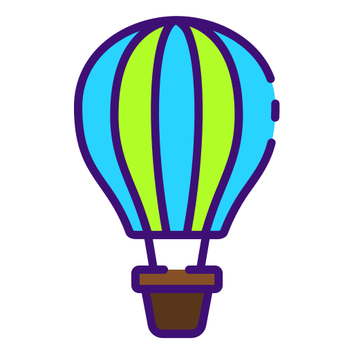 Воздушный шар бесплатно иконка