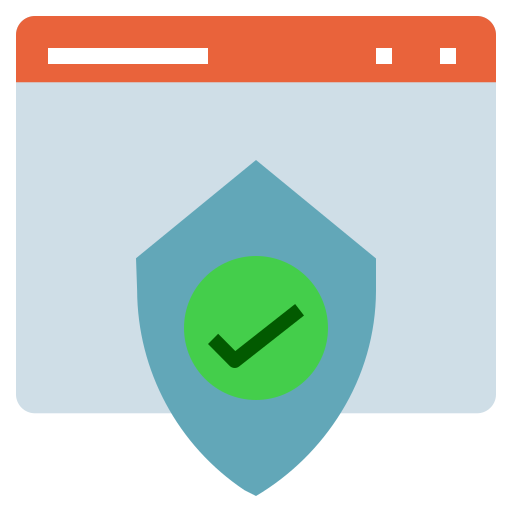 seguridad de internet icono gratis