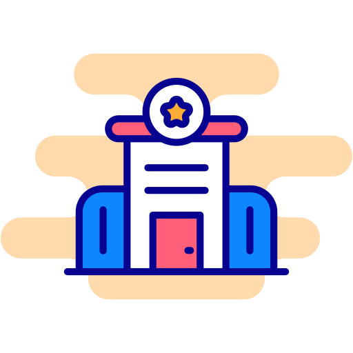 estación de policía icono gratis