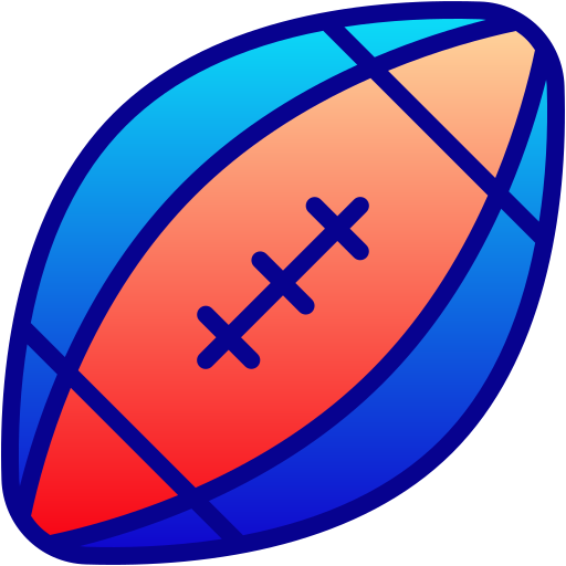 pelota de rugby icono gratis