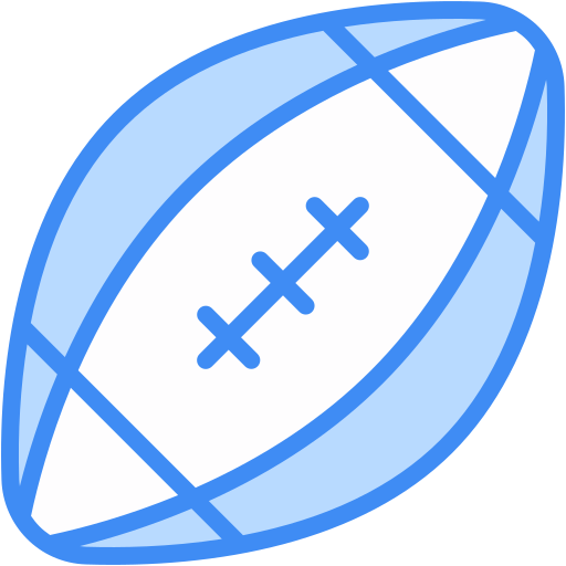 pelota de rugby icono gratis