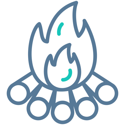 hoguera icono gratis