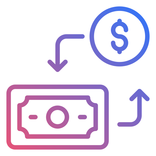 Currency Generic Gradient icon