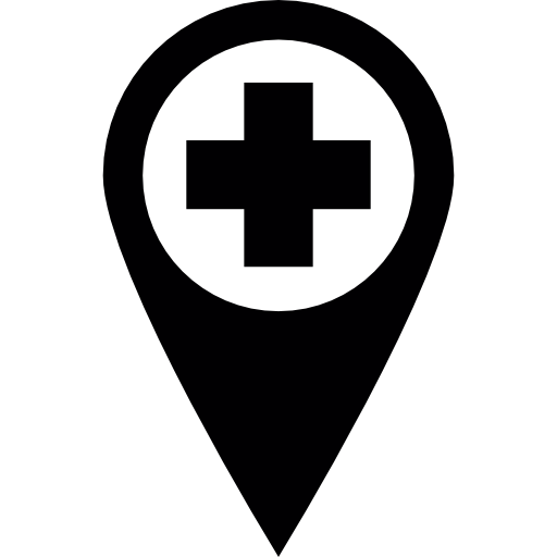 krankenhaus-pin kostenlos Icon