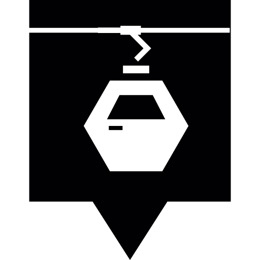 Pins gondola free icon