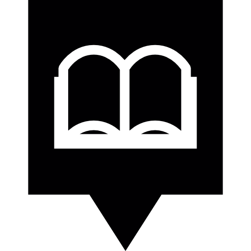 pin da biblioteca grátis ícone