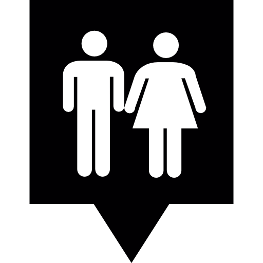 Toilets Pin free icon