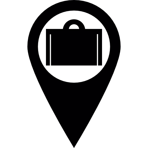 localização da bagagem grátis ícone