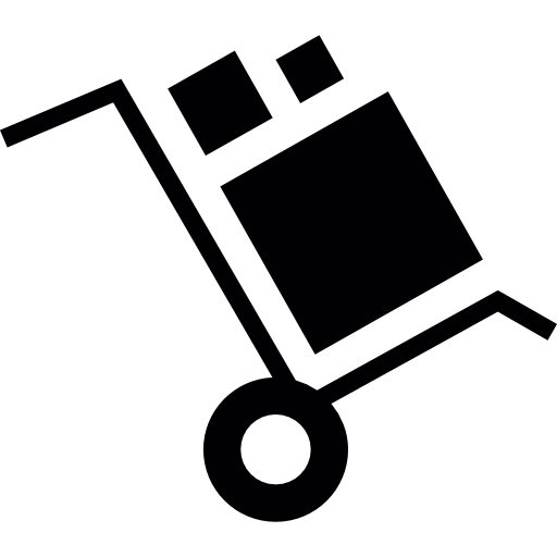 Shopping cart goods free icon