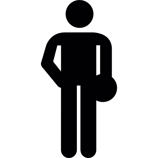 Bowling silhouette icon