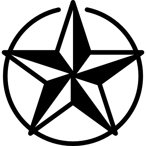 star inside circle logo