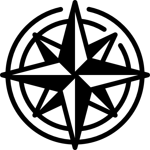 Minimalistic compass icon with cardinal points arrows png download -  2288*2288 - Free Transparent Compass Logo png Download. - CleanPNG / KissPNG