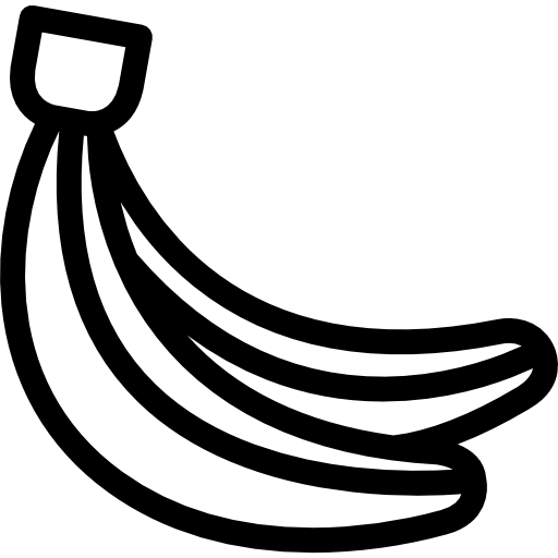 dos bananas icono gratis