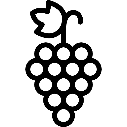 racimo de uvas icono gratis