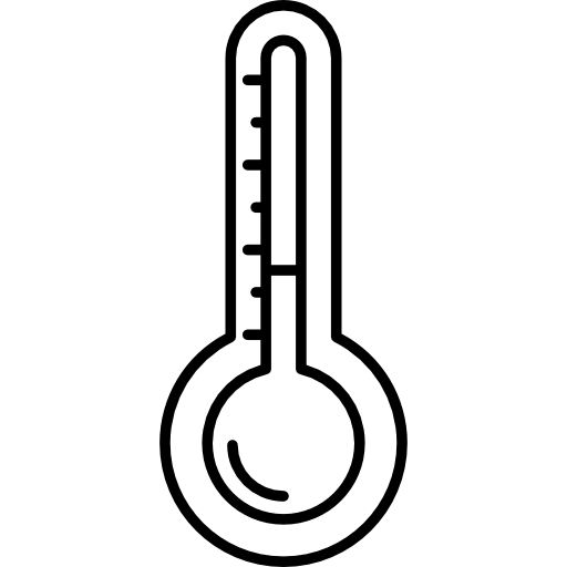 baja temperatura icono gratis