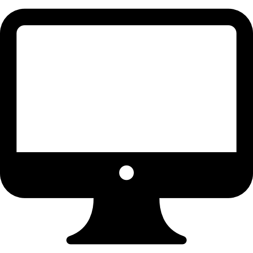 desktop computer monitor icon