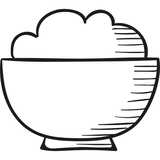 tazón grande lleno icono gratis