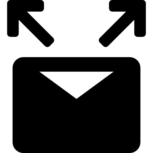 reenvío de correo icono gratis