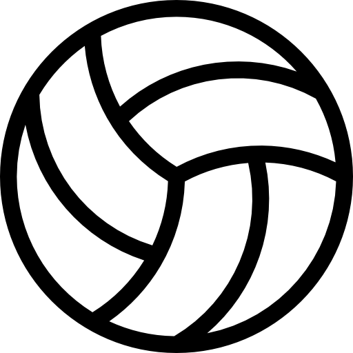 volleyball match clipart