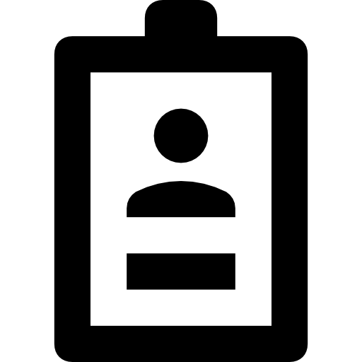 tarjeta de identificación icono gratis