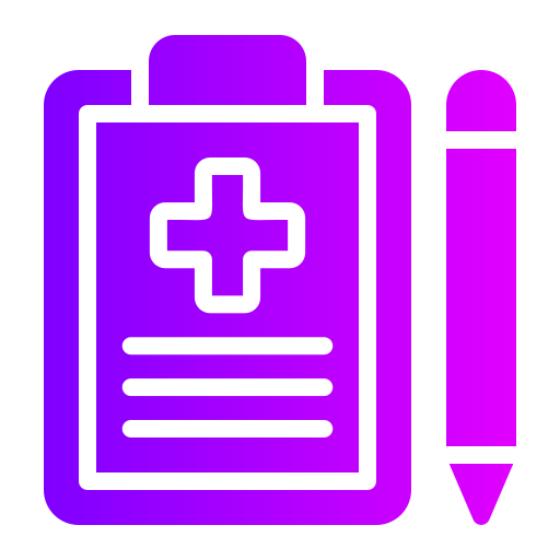 informe médico icono gratis