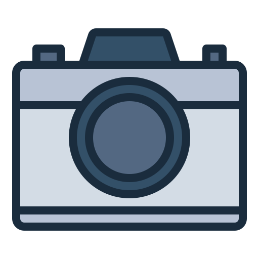 Camera Generic Outline Color icon