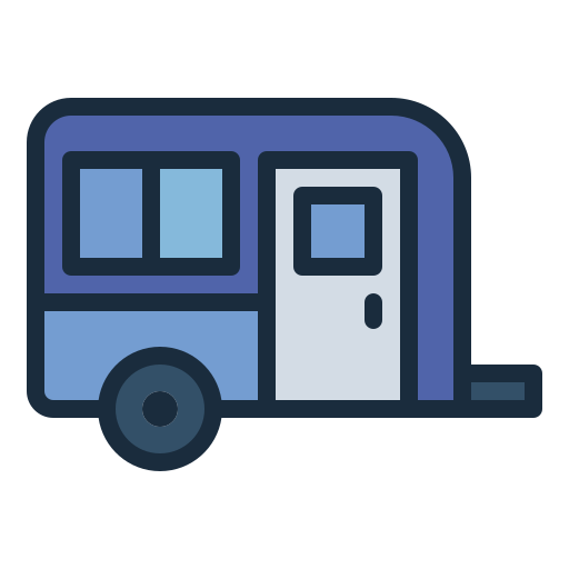 Caravan Generic Outline Color icon