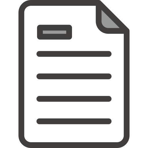 Document Generic Grey icon