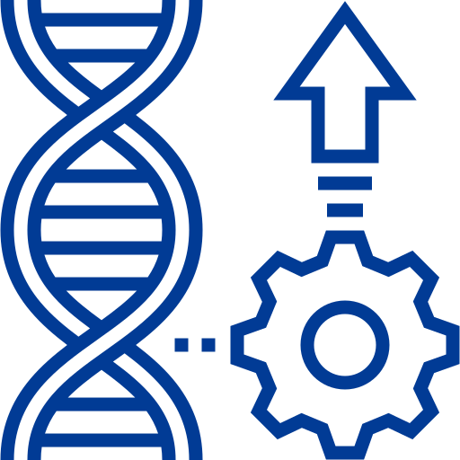 Gene Detailed Bright Lineal Icon