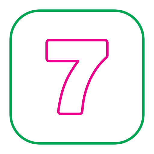 Seven free icon