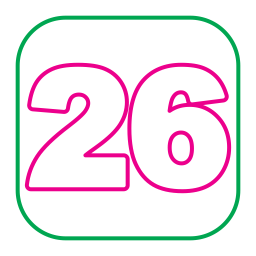 Twenty six free icon Twenty six free icon