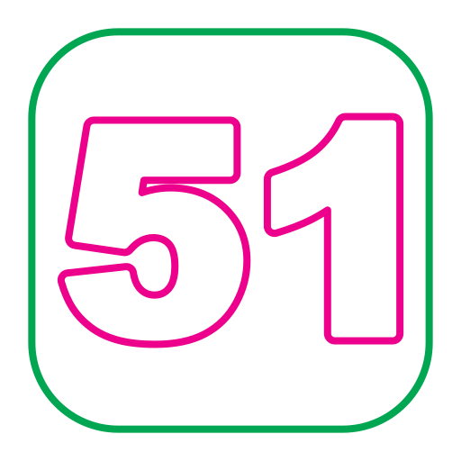 Fifty one free icon