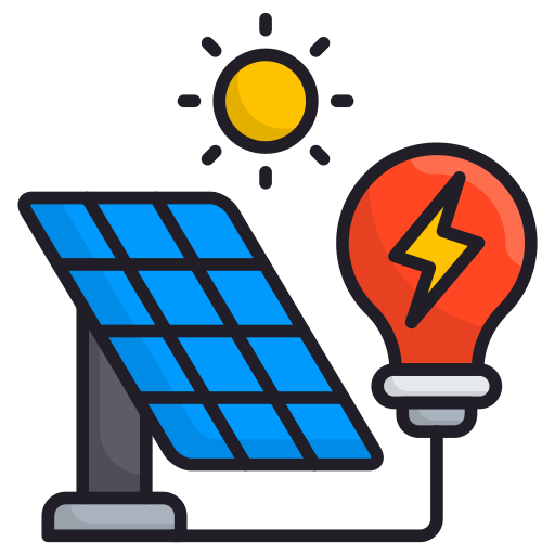 panel solar icono gratis