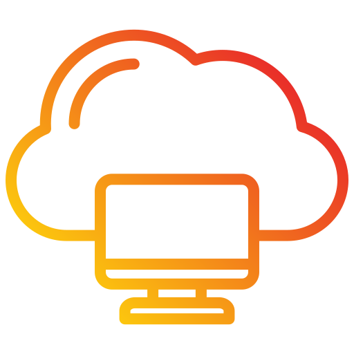 computación en la nube icono gratis