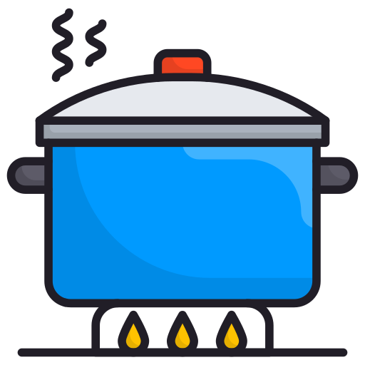 Cooking pot Generic Outline Color icon