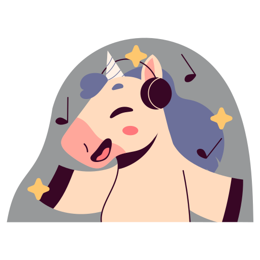 Unicorn free sticker Unicorn free sticker