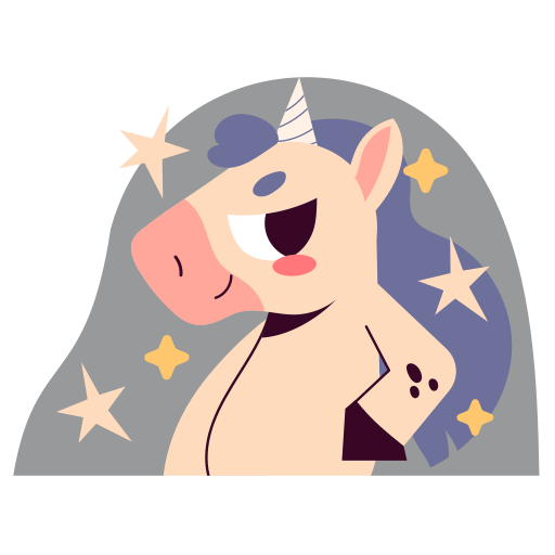 Unicorn free sticker Unicorn free sticker