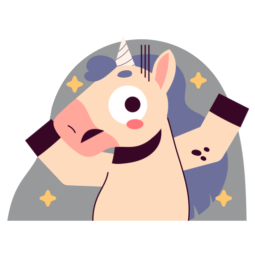 Unicorn free sticker Unicorn free sticker