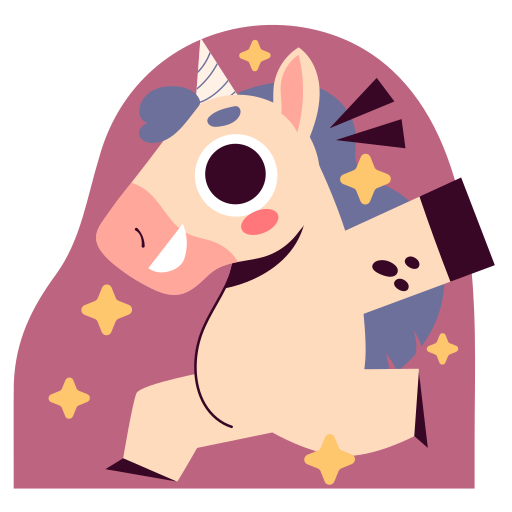 Unicorn free sticker Unicorn free sticker