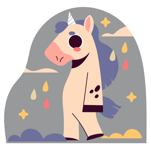 Unicorn free sticker Unicorn free sticker