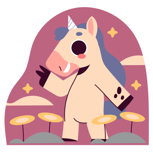 Unicorn free sticker Unicorn free sticker