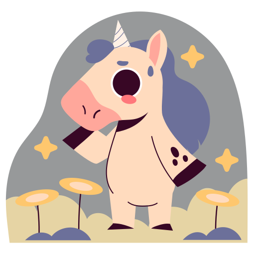 Unicorn free sticker Unicorn free sticker