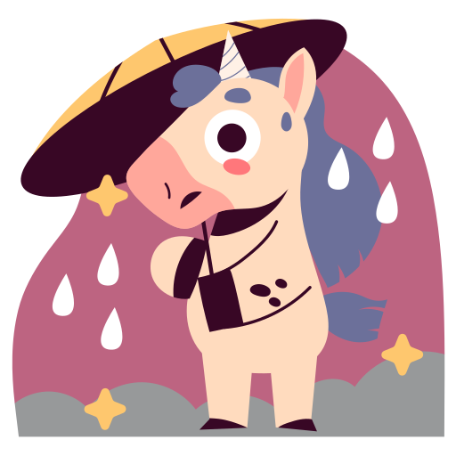 Unicorn free sticker Unicorn free sticker