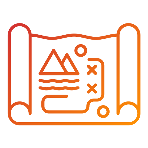 Treasure map free icon Treasure map free icon