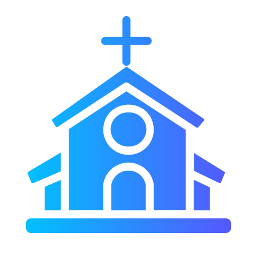 Church Generic Flat Gradient icon